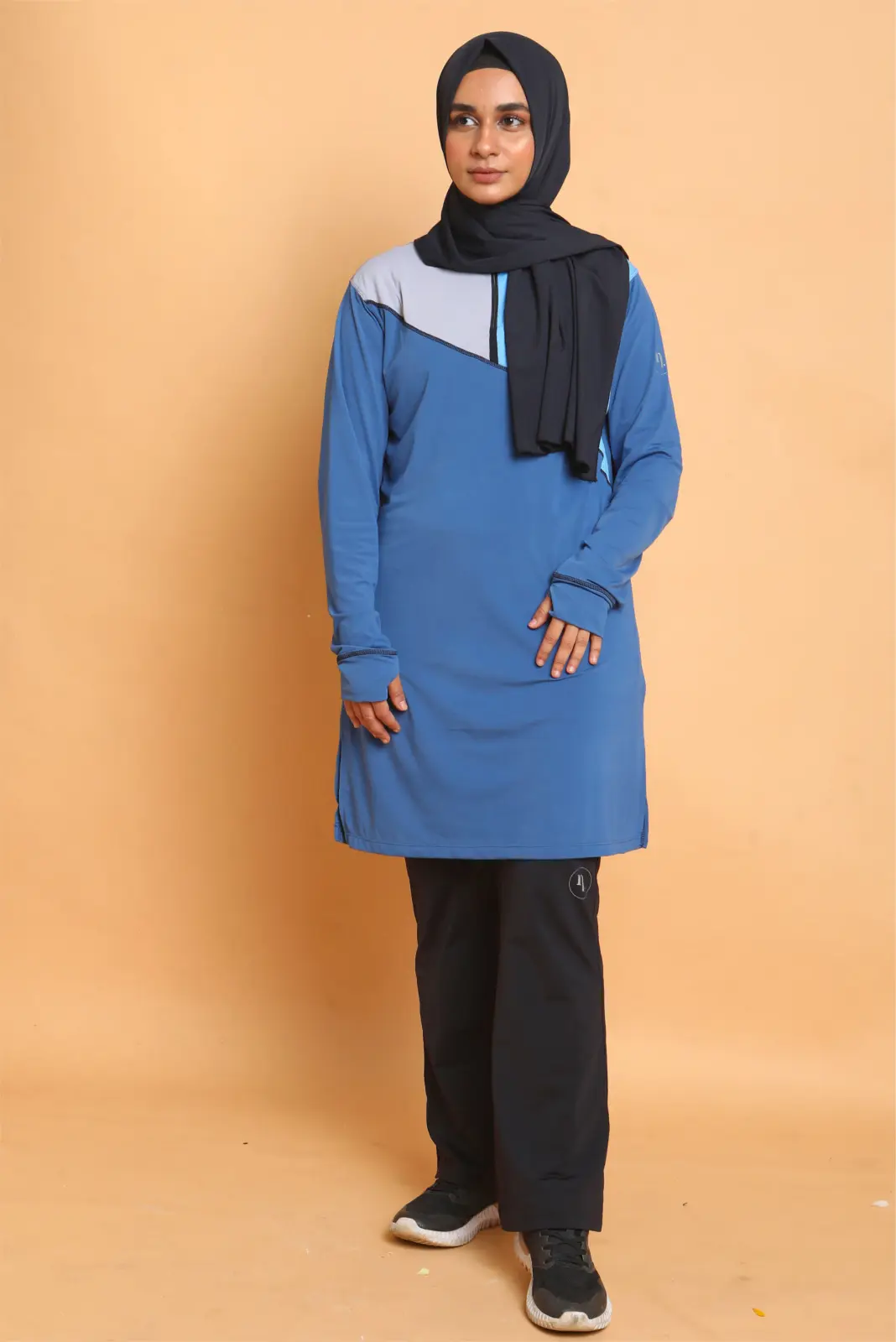 modest activewear t-shirt dress Connect T-Shirt Dress
