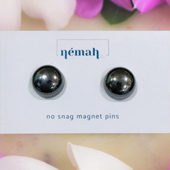 Gunmetal Strong Magnetic Pins (set of 2)
