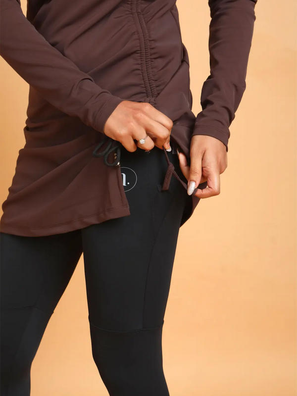 Brown Marmaris Burkini Top