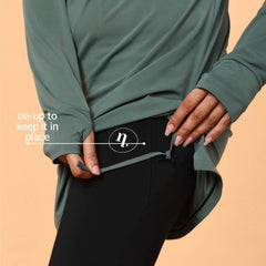 Olive Green Ivy Modest Activewear Tshirt