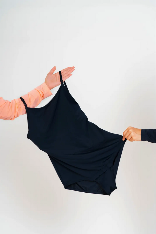 Burkini One-Piece Inner for Modest Swimwear