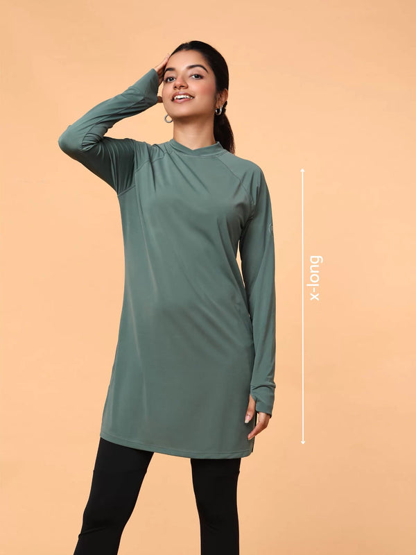 Olive Green Ivy Modest Activewear Tshirt