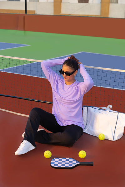 Pixie Dust Curved Hem Activewear Top