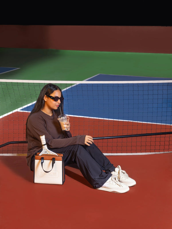 Mocha Curved Hem Activewear Top