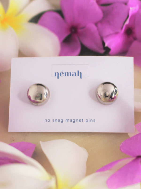 Silver Strong Magnetic Pins (set of 2)