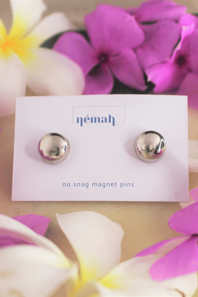 Silver Strong Magnetic Pins (set of 2)