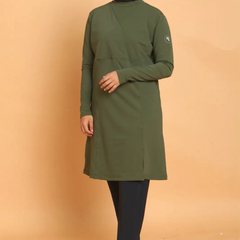 Sage Burkini Swimsuit Top