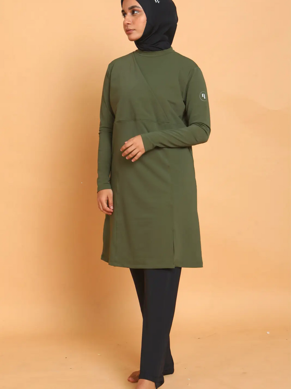 Sage Burkini Swimsuit Top