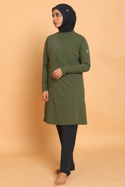 Sage Burkini Swimsuit Top