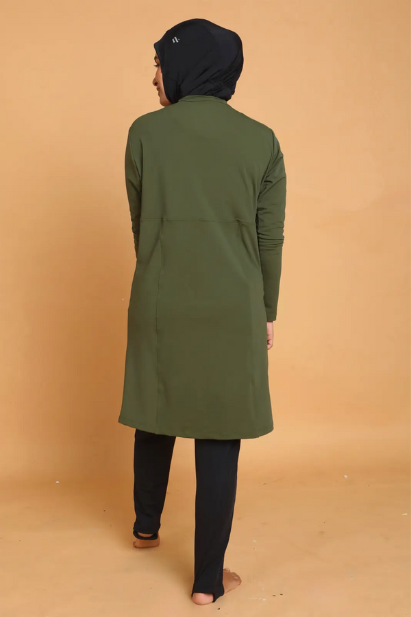 Sage Burkini Swimsuit Top
