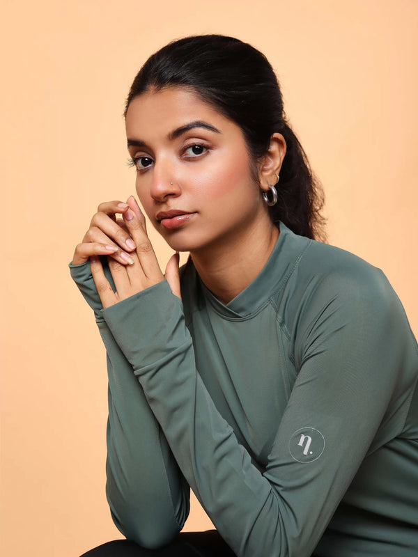 Olive Green Ivy Modest Activewear Tshirt