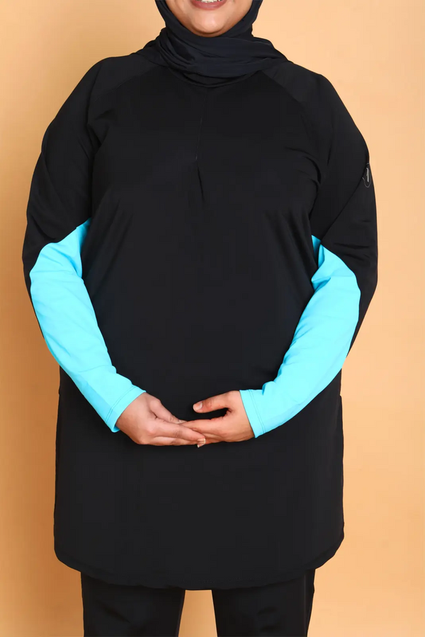 Black Orca Burkini Top