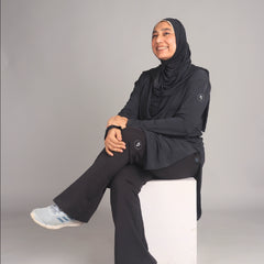 Black Long Activewear T-Shirt