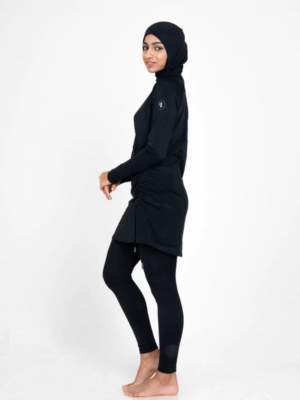 Black Marmaris Burkini Top