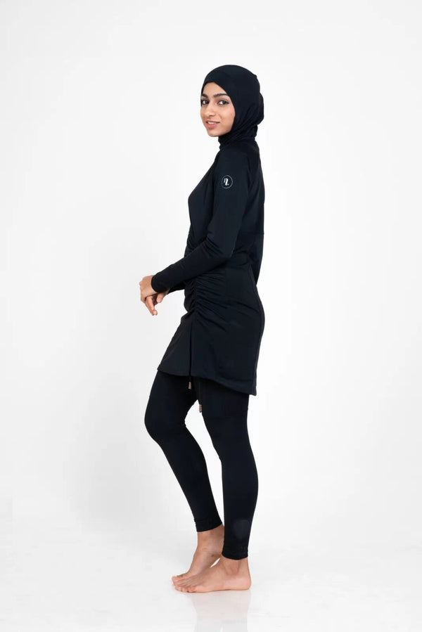 Black Marmaris Burkini Top