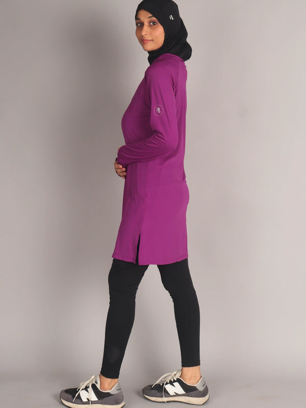 Purple Ivy Modest Activewear Tshirt