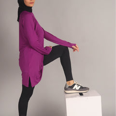 Purple Ivy Modest Activewear Tshirt