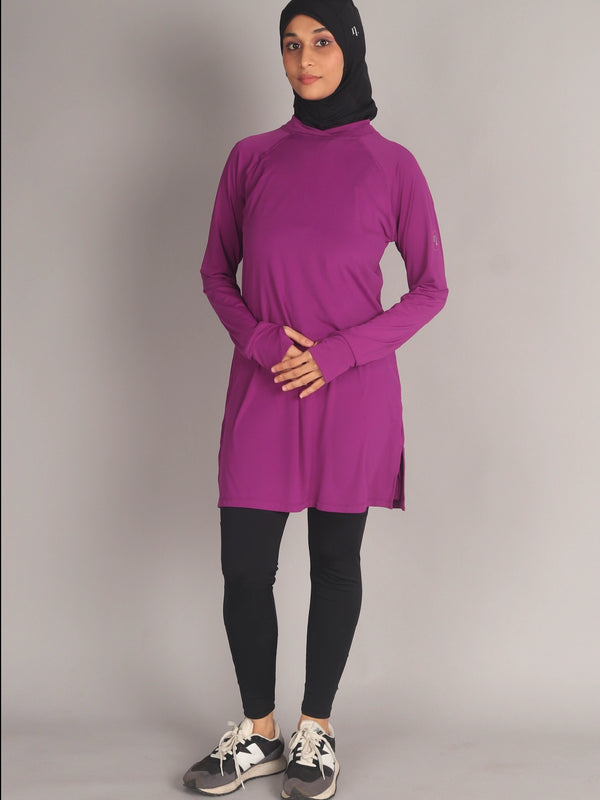 Purple Ivy Modest Activewear Tshirt