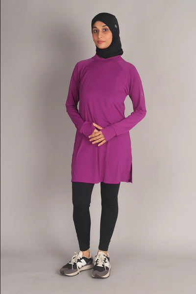 Purple Ivy Modest Activewear Tshirt